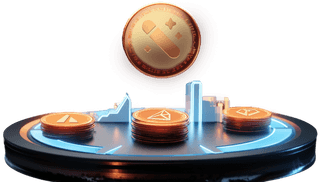 Timbrância painel de negociação de criptomoedas simplificado com três cliques